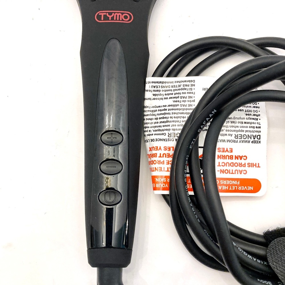 TYMO Ionic Hair Straightening Brush HC 101 Black Pink Tested-Works 50 W - Picture 3 of 7